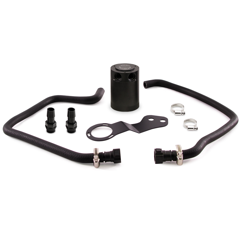 Mishimoto — Mishimoto 2016+ Chevrolet Camaro SS Baffled Oil Catch Can Kit - Black
Oil Catch Can Kit - view 8